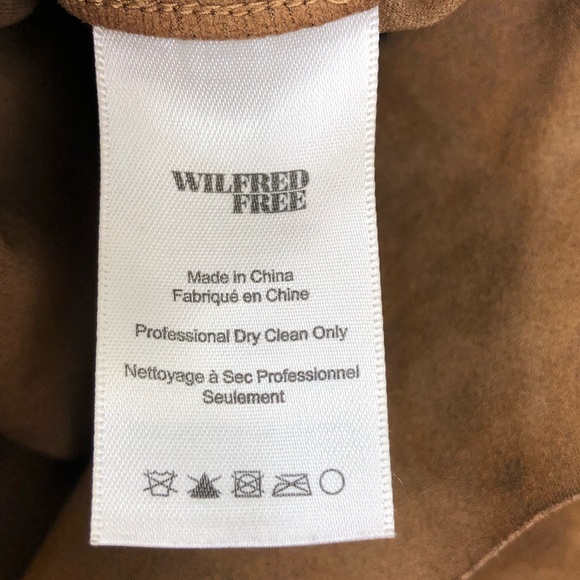 Wilfred Free Nescher Faux Suede Skirt Sz XS - Picture 8 of 12